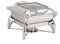 CHAFFING DISH SQUARE 2/3 ON STAND GLASS LID - cater-care